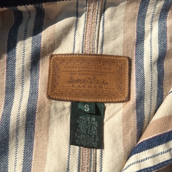 Ralph Lauren Striped denim like jacket - Picture 2 of 4